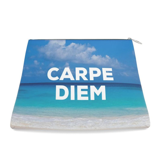 Carpe Diem - Leather Clutch