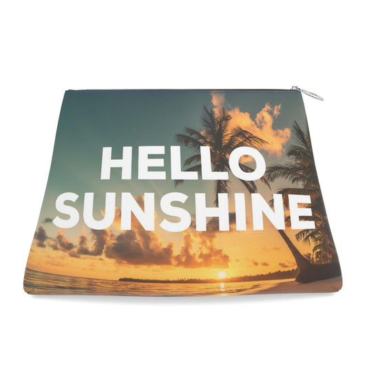 Hello Sunshine - Leather Clutch