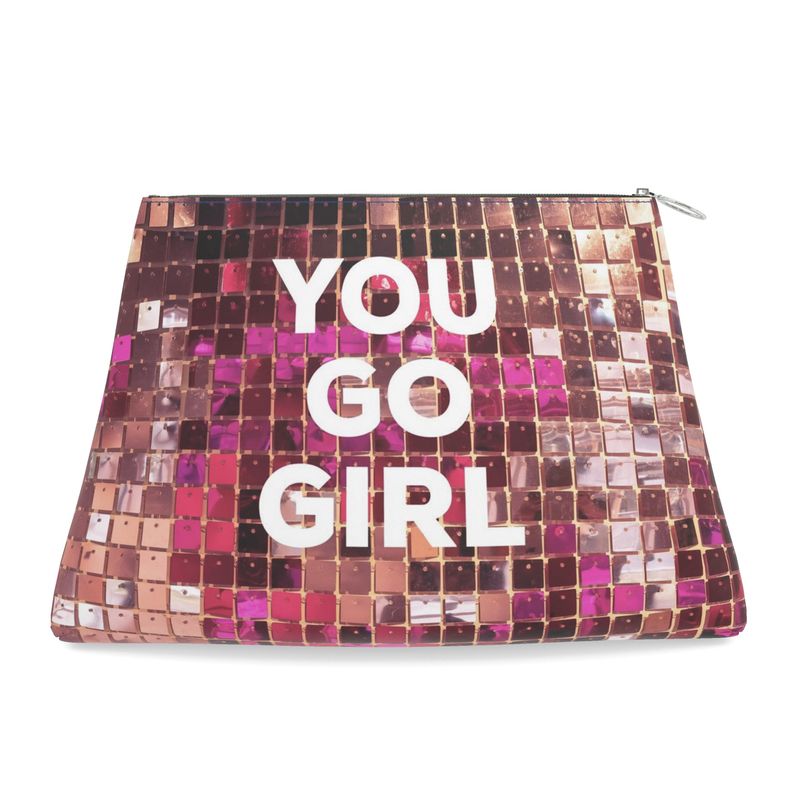 You Go Girl - Leather Clutch