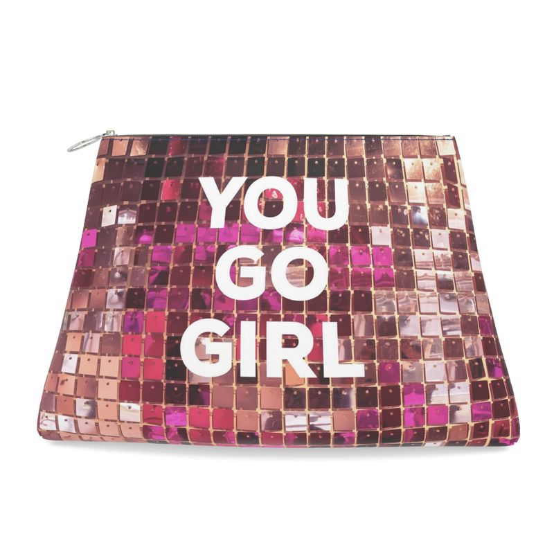 You Go Girl - Leather Clutch