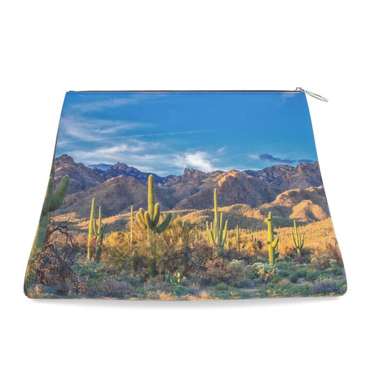 Desert Sunrise - Leather Clutch