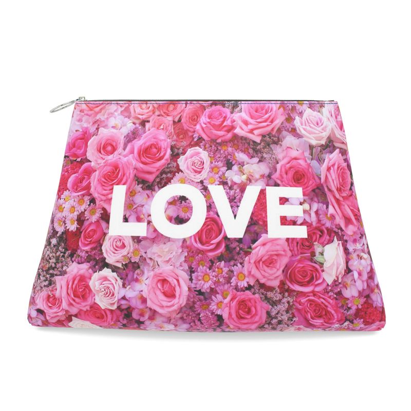 Love - Leather Clutch